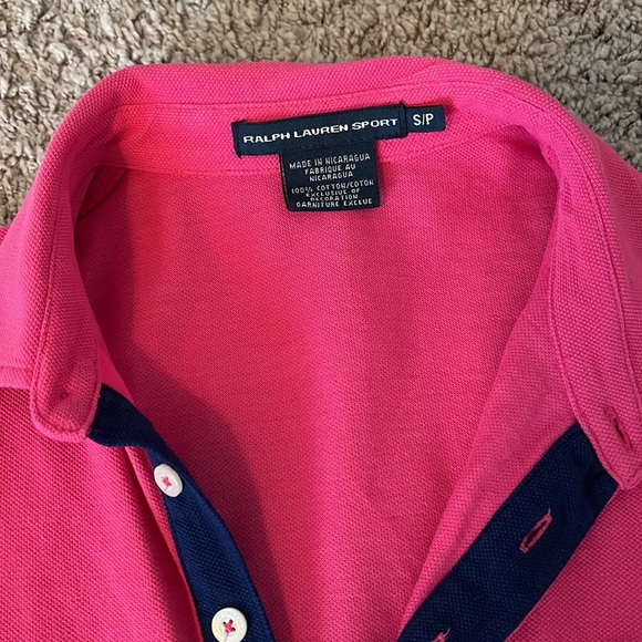 Ralph Lauren hot pink Polo Dress- small - Picture 4 of 5